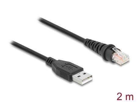 Delock Kabel z rozhraní RJ50 na USB 2.0 Typu-A ke