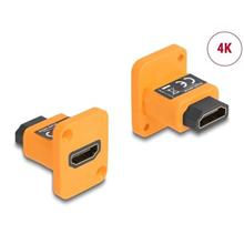 Delock Modul Typu D, ze zásuvky HDMI-A na zásuvku 4K, oranžový