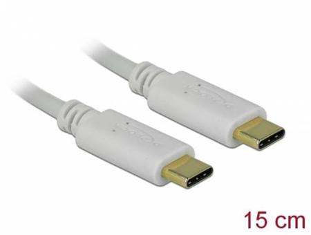 Delock Nabíjecí kabel USB Type-C™, 15 cm PD 100