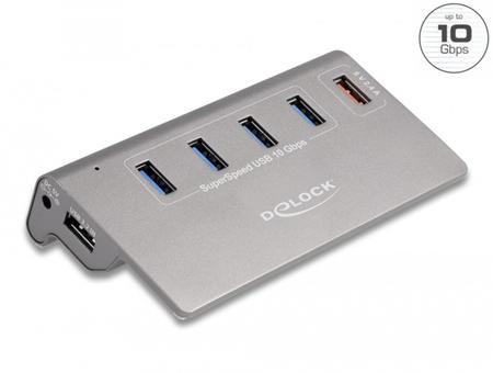 Delock Rozbočovač USB 10 Gbps se 4 porty USB