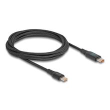 Delock Rychlonabíjecí kabel USB 2.0 ze zástrčkového rozhraní USB Type-C™ na zástrčkové rozhraní PD 3.1, 140 W, s indika