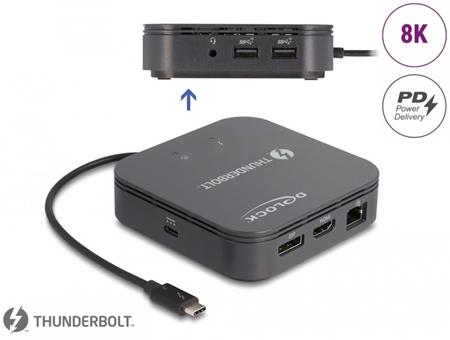 Delock Thunderbolt™ 3 Mini Dokovací stanice 8K -