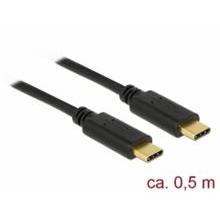 Delock USB 2.0 kabel Type-C na Type-C 0,5 m 5 A