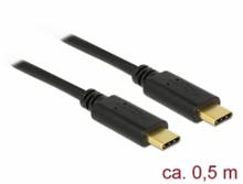 Delock USB 2.0 kabel Type-C na Type-C 0,5 m 5 A E-Marker