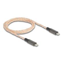 Delock USB 2.0 Kabel USB Type-C™ ze zástrčky na zástrčku, PD 3.0 100 W, s RGB osvětlením 1,20 m