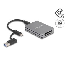 Delock USB Type-C čtečka karet pro paměťové karty SD a CFexpress typu B - poškozený obal