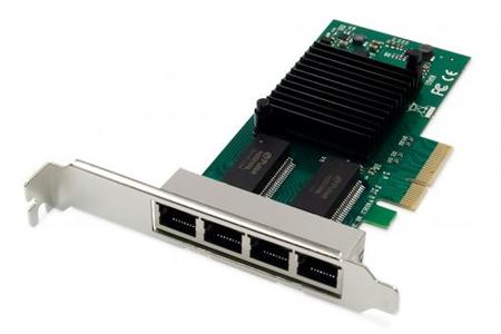 DIGITUS 4 Port RJ45 Intel I350 Server