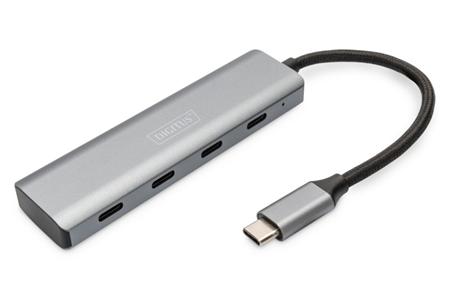 DIGITUS 4portový USB-C HUB 4x USB-C 3.1 Gen1,