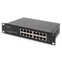 Digitus Gigabit Ethernet Switch 16 port, 10 palců, nespravovaný