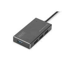 DIGITUS Hub USB 3.0, 4 porty vč. Napájení 5V / 2A