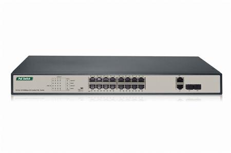 DIGITUS Professional 16-port Fast Ethernet PoE