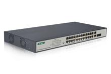 DIGITUS Professional 24-port Fast Ethernet PoE Switch