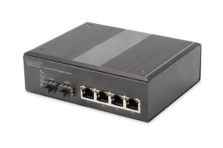 DIGITUS Professional Industrial 4-Port Gigabit