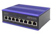 DIGITUS Professional Industrial 8-Port Gigabit PoE Switch