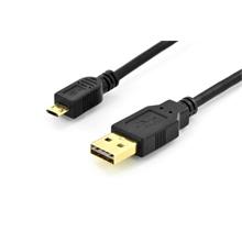 Digitus USB 2.0 connection cable, type A - micro B M/M, 1.8m, High Speed, connectors reversible, bl