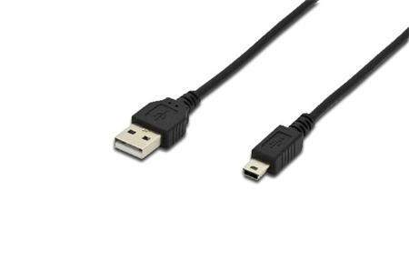 Digitus USB 2.0 connection cable, type A - mini