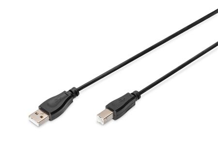 Digitus USB kabel A/samec na B/samec, 2x stíněný,