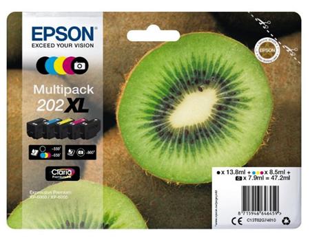 EPSON cartridge T02G7 (5color) multipack (kiwi)