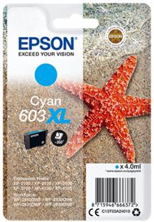 EPSON cartridge T03A2 cyan XL (hvězdice)