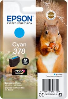 EPSON cartridge T3782 cyan (veverka)