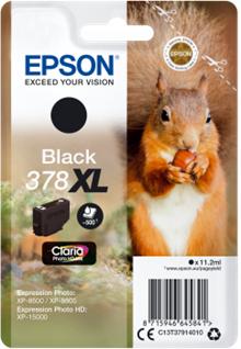 EPSON cartridge T3791 black (veverka)