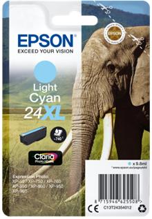 Epson Singlepack Light Cyan 24XL Claria Photo Ink