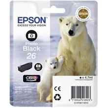 Epson Singlepack Photo Black 26 Claria Premium Ink