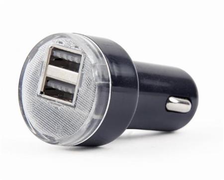 GEMBIRD 2portová USB nabíječka do auta, 2,1A
