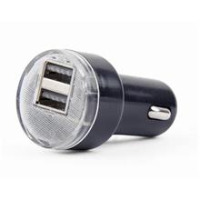 GEMBIRD 2portová USB nabíječka do auta, 2,1A černá