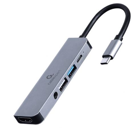 Gembird USB typu-C 5-in-1 multisortový adaptér