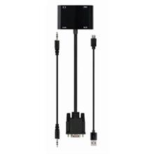 GEMBIRD VGA na HDMI + VGA adaptér kabel 0,15 m černý
