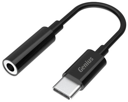 Genius ACC-C100, Redukce, USB-C zástrčka, 3,5mm