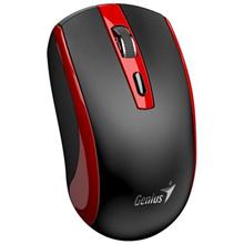 Genius ECO-8150 Myš, bezdrátová, optická, 1200DPI, 4 tlačítka, Copilot, 2,4GHz, USB-A dongle, USB-C nabíjení, černo-čer