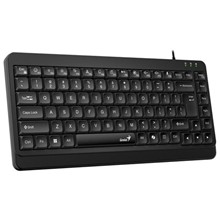 Genius LuxeMate 109, Klávesnice, drátová, CZ+SK layout, retro klávesy, Copilot AI, bez numerické části, USB, černá