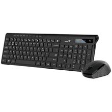 Genius SlimStar 8230 Set klávesnice a myši, bezdrátový, CZ+SK layout, Bluetooth, 2,4GHz, USB, Copilot, černý