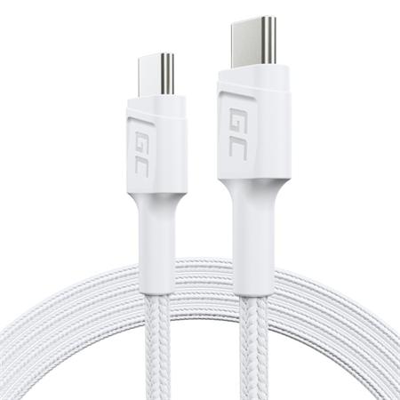 Green Cell PowerStream Cable White USB-C Type C
