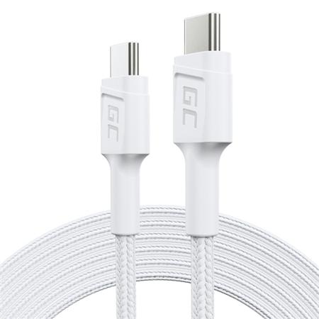 Green Cell PowerStream Cable White USB-C Type C