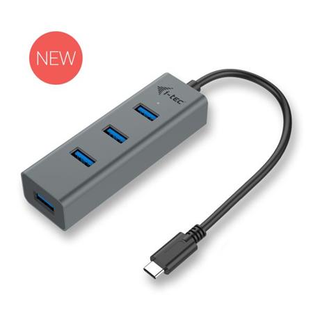 i-Tec USB-C 3.1 Metal 4-portový HUB, 4x USB