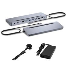 I-tec USB-C Metal Ergonomic 3x 4K Display Docking Station + Power Delivery 100 W