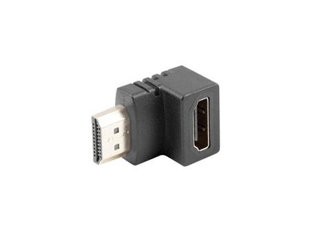 LANBERG HDMI(M) na HDMI(F) adaptér úhlový dolů