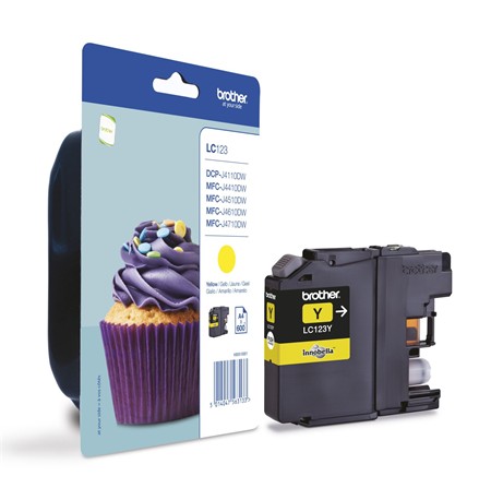 LC-123Y (inkoust yellow, 600