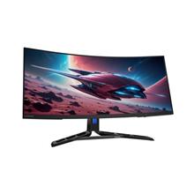 Lenovo LEGION R34w-30   VA/34"/3440x1440/21:9//3000:1/od 0,5ms/až180Hz/350nitů/2xHDMI+1xDP/repro/VESA/prohnutý/černá