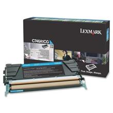 Lexmark C746,C748 azurová toner.kazeta,C746A1CG