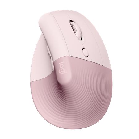 Logitech Lift Vertical Ergonomic Mouse - růžová,