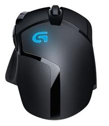 Logitech myš Gaming G402 Hyperion Fury, laserová, 8 tlačítek, černá 