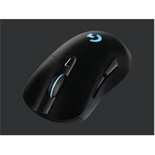 Logitech myš Gaming G703 Lightspeed Wireless/ optická / HERO 16k/ 6 tlačítek / 12000dpi - černá