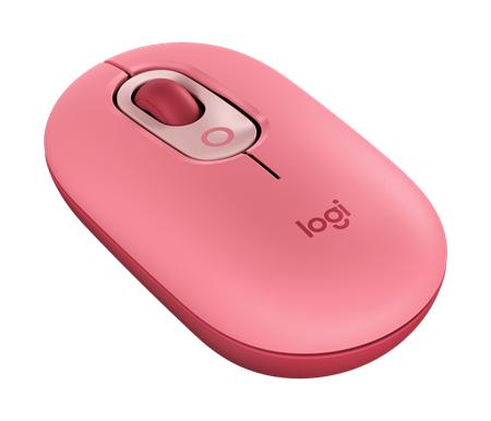 Logitech myš POP - červeno-růžová/optická/ 4