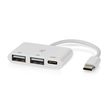 Nedis CCGB64785WT01 - USB hub| 1x USB-C™ | 1x