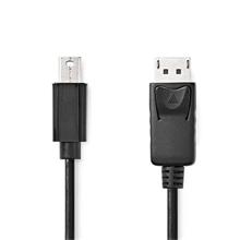 Nedis CCGL37400BK20 - Mini DisplayPort - DisplayPort 1.2 | Mini DisplayPort Zástrčka - DisplayPort Zástrčka | 2 m