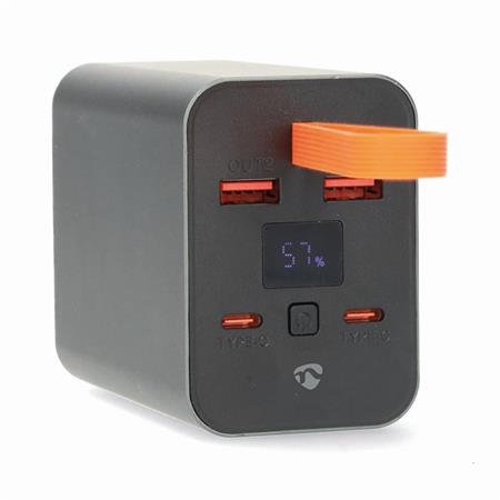 Nedis PBKPD100W25BK - Powerbanka | 30000 mAh |